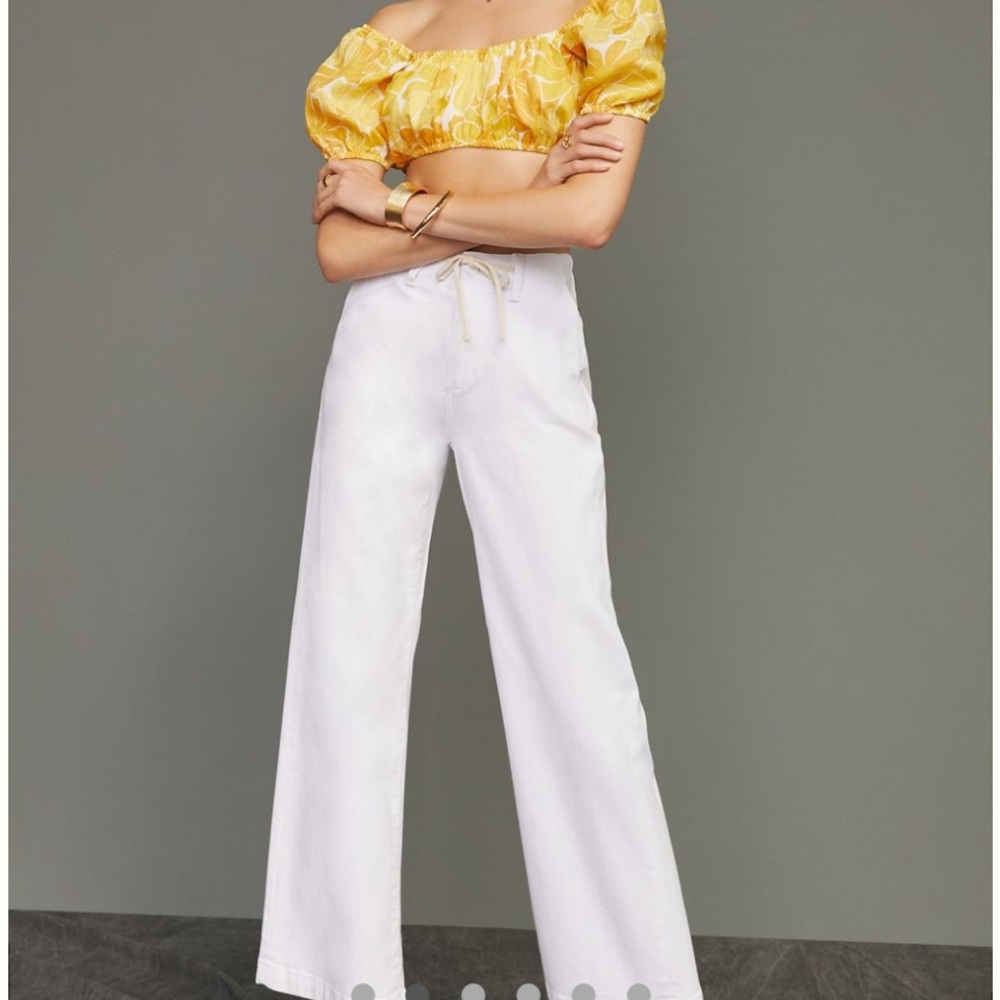 PAIGE White Cropped Pants